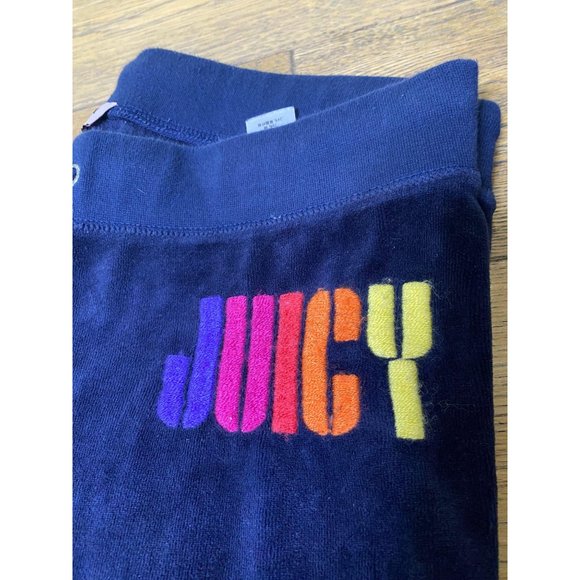 Juicy Couture Y2K Velour Track Suit Navy M - Picture 5 of 7